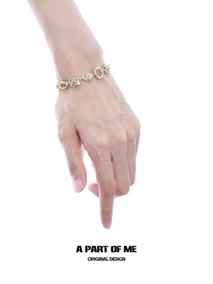 Sun & Moon Gem Bracelet