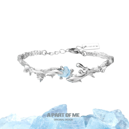 Pisces Aquamarine Bracelet