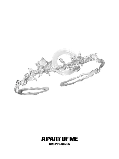 Butterfly Chalcedony Bracelet