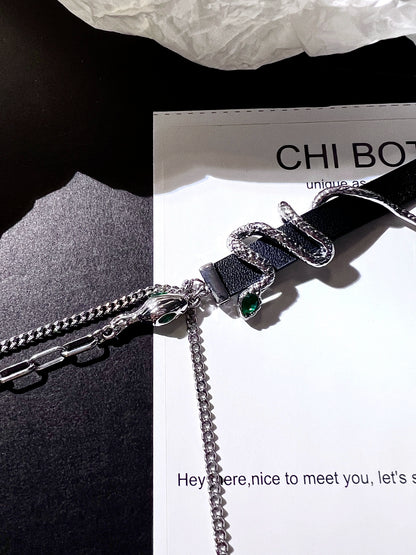 "Dark Night Snake" Splicing Choker