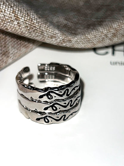 "Spirit Snake Imprint" Ring