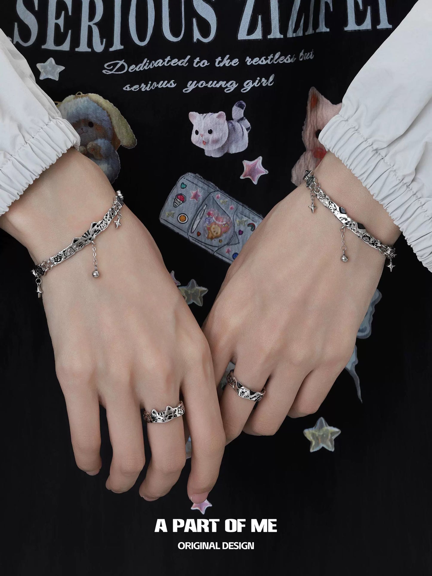 Graffiti Puppy Cat Cute Bracelet