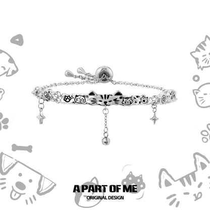 Graffiti Puppy Cat Cute Bracelet