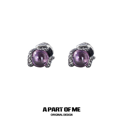 Hell Snake Stud Earrings