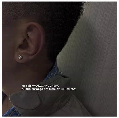 Doomsday Lava Stud Earrings