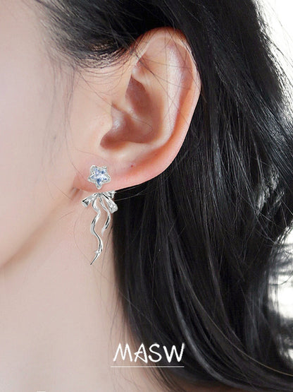 Galaxy Star Butterfly Earrings