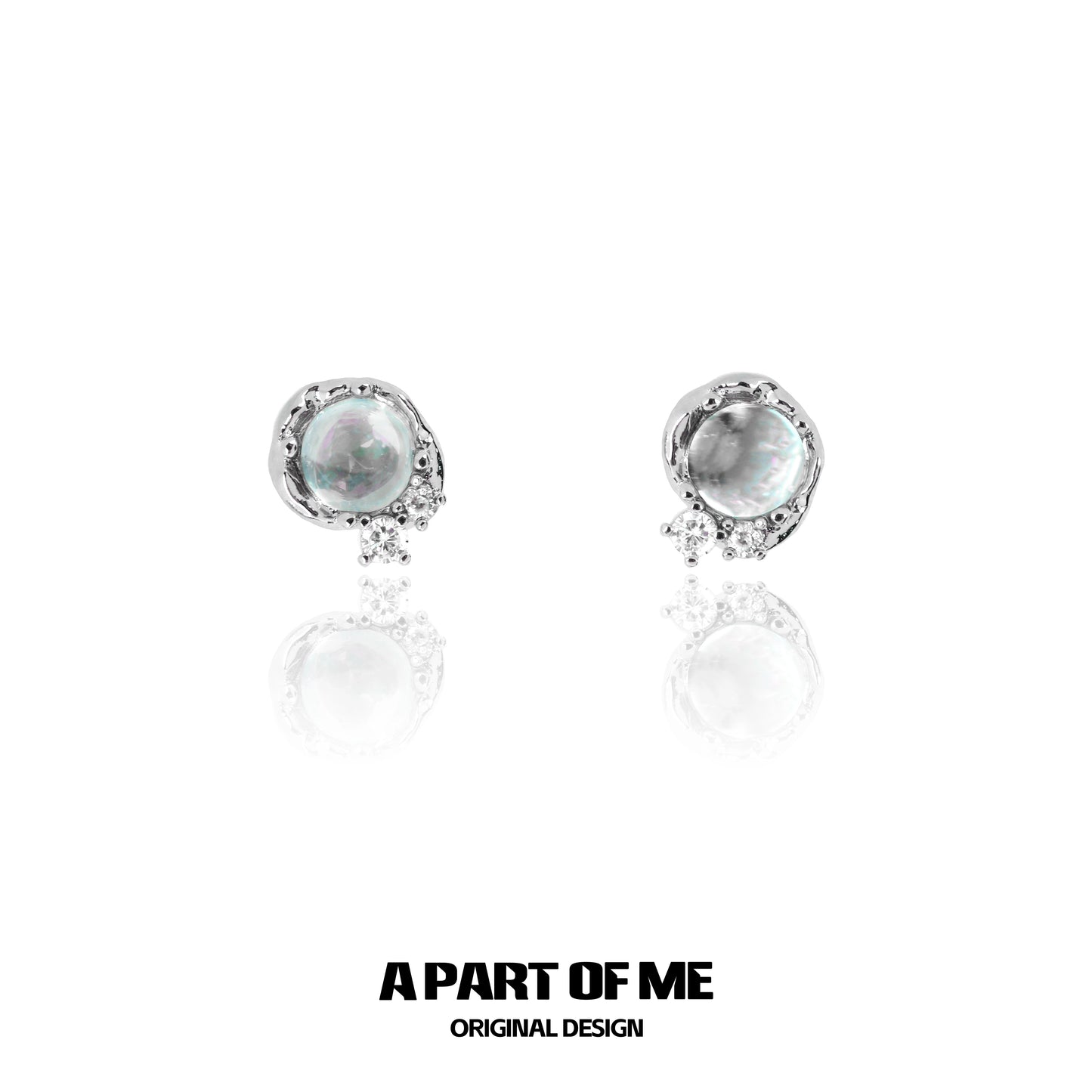 Dream Moonstone Stud Earrings