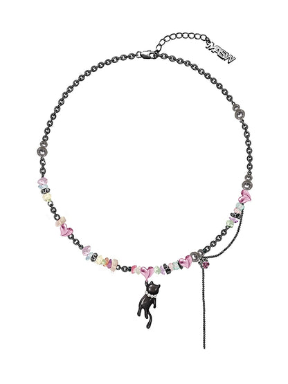 Cute Balloon Cat Necklace