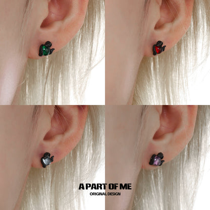 Hell Snake Stud Earrings