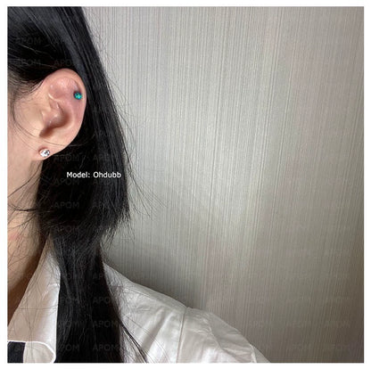 Doomsday Lava Stud Earrings