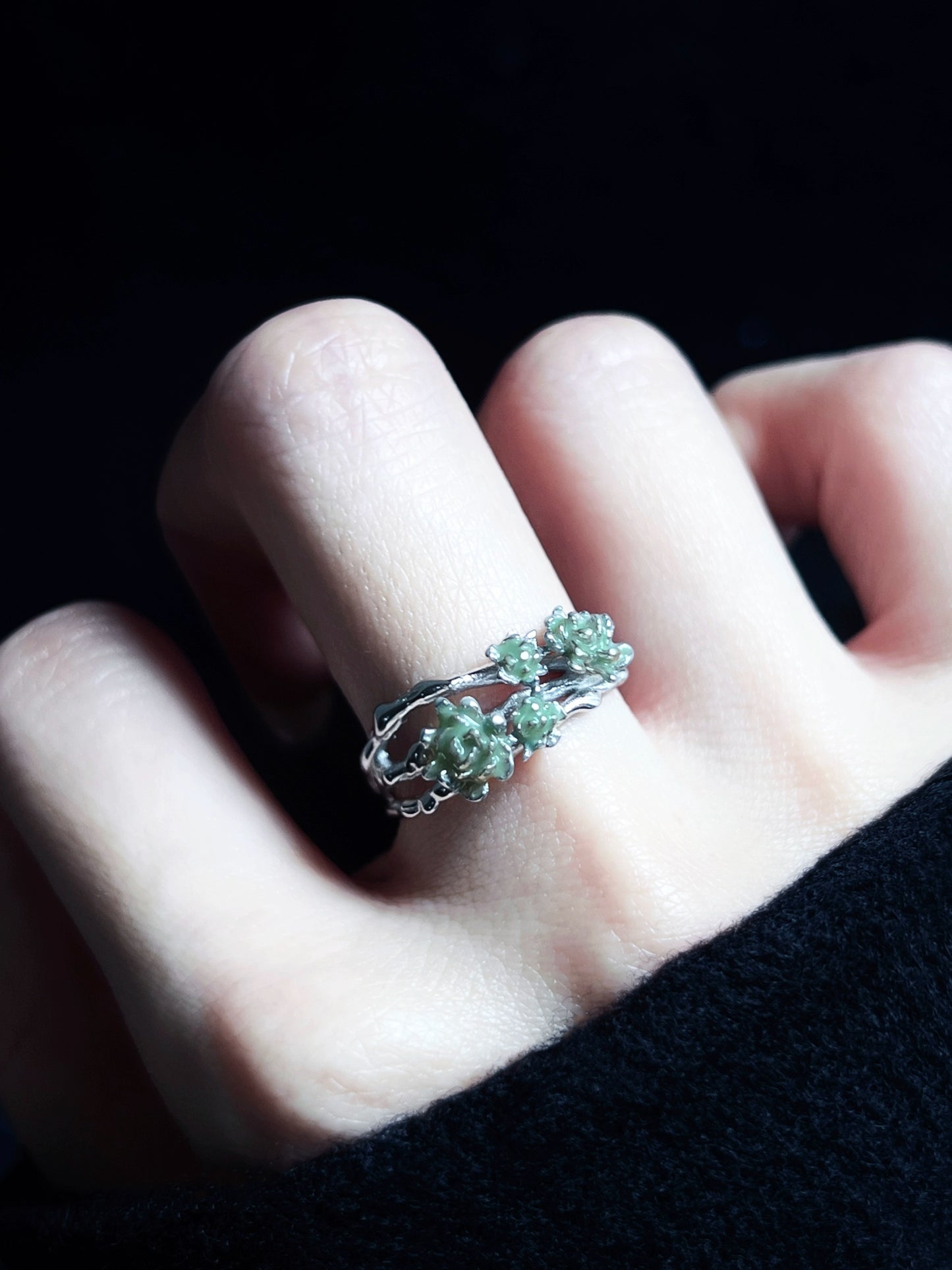 "Sunny Jasmine" Vine Ring