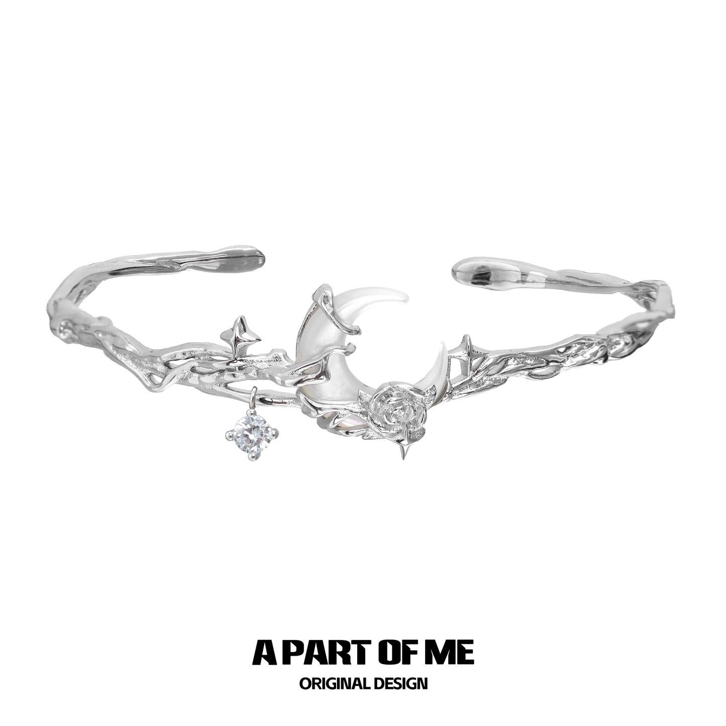 Moon Rose Diamond Bracelet