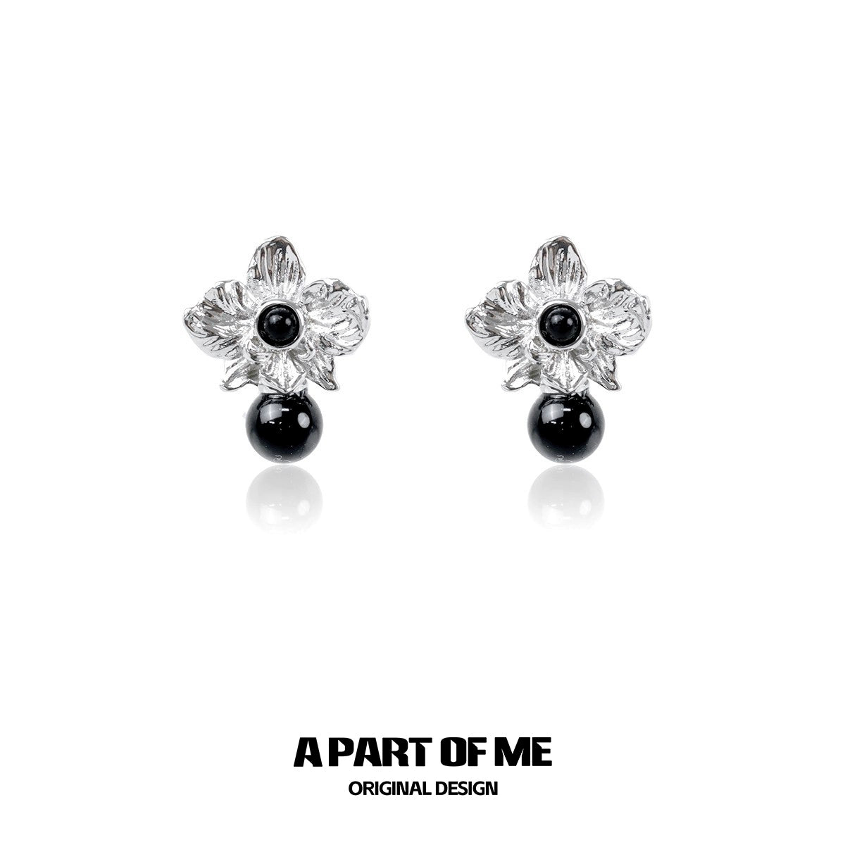 Elegant Thorned Flower Earrings