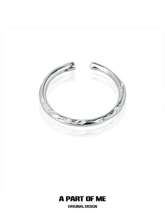 Stylish minimalist stack rings in silver with a sleek design for everyday wear
