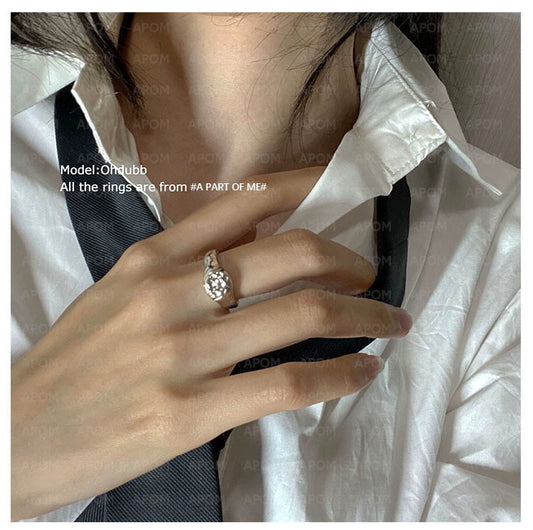 Stylish self-love ring for women featuring a unique design and elegant finish