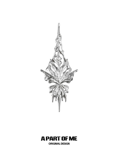 A PART OF ME butterfly silver ring featuring a unique artistic design with intricate details