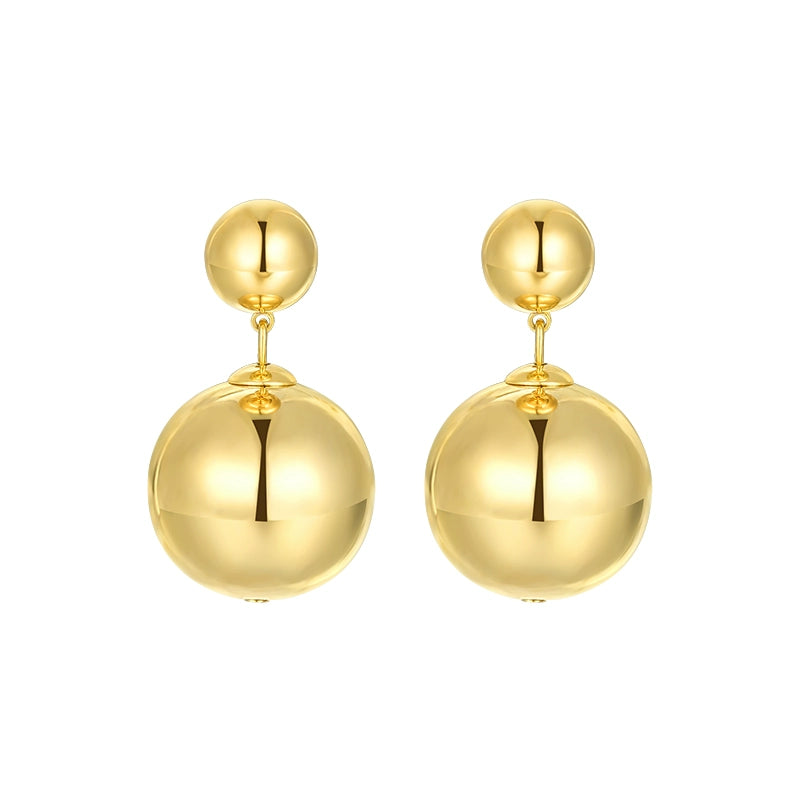 Elegant SUN HUNTER celestial planet gravity earrings in gold for stylish accessorizing