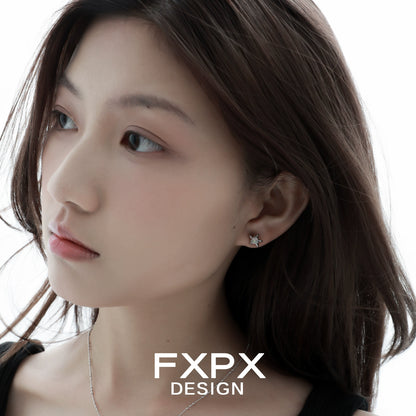 FXPX Y2K starfish earrings displayed on a model showcasing stylish summer jewelry