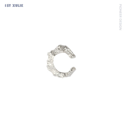 Frosted ear cuff by 1ST XULIE showcasing a unique textured design for trendy ear accessories