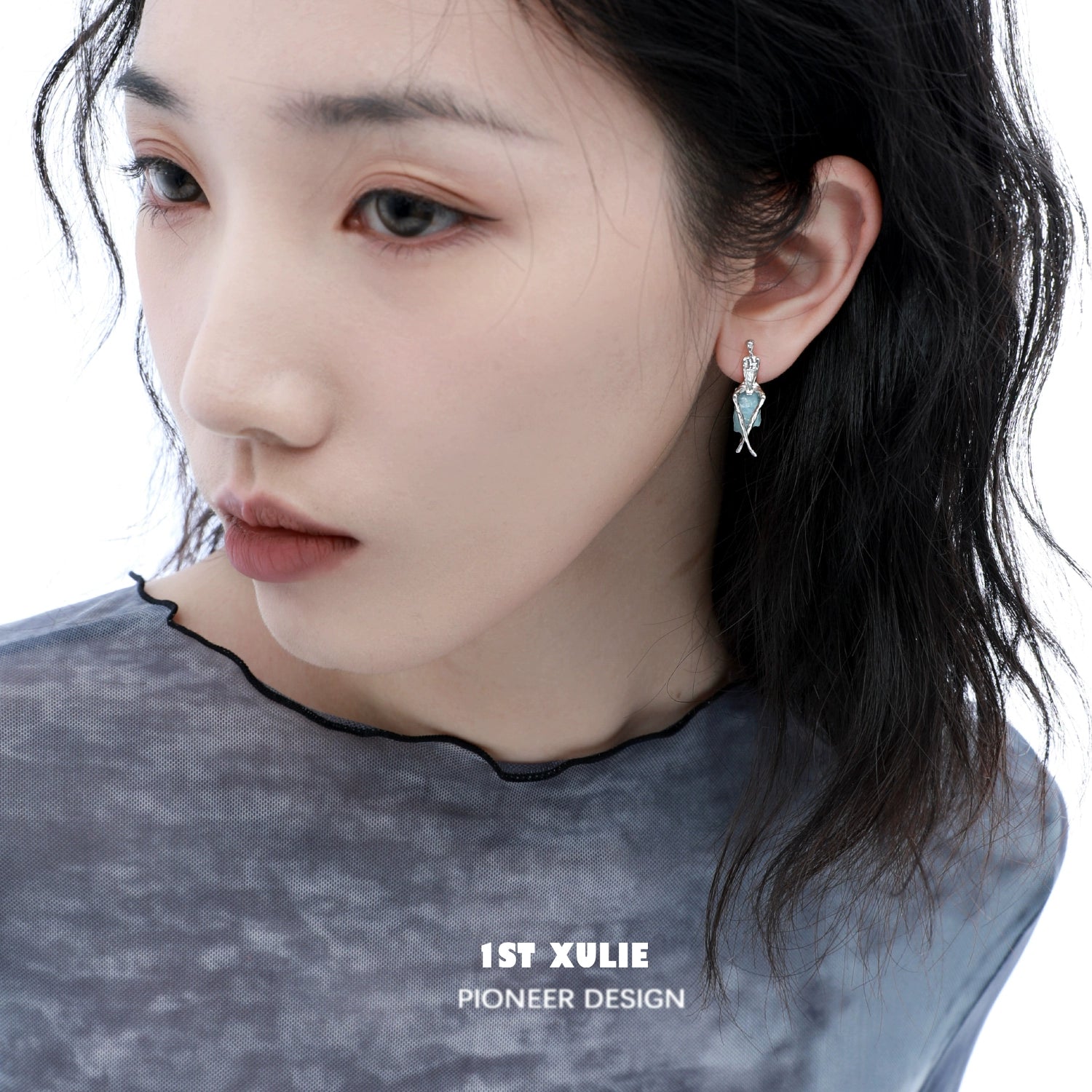 Y2K modern muse stud earrings featuring a unique design, perfect for contemporary fashion enthusiasts