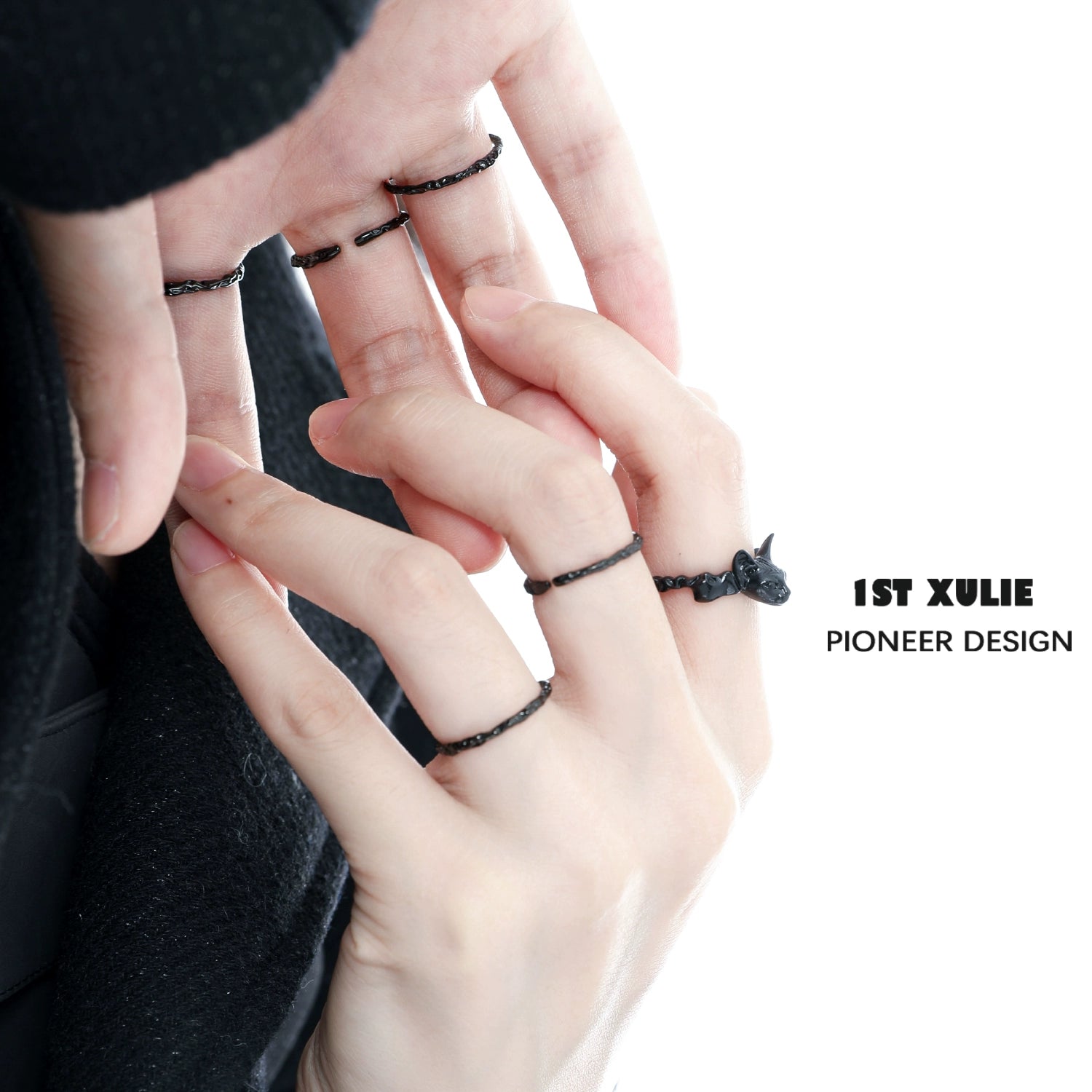 Y2K silver ring collection featuring unique designs for trendy fashion accessories